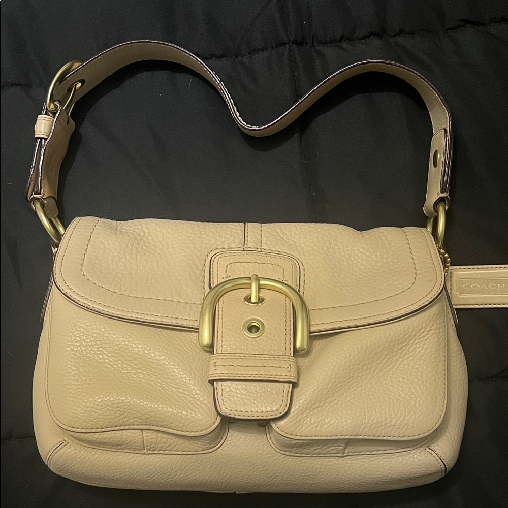 Coach Double Pocket Buckle Flap SoHo - 11842